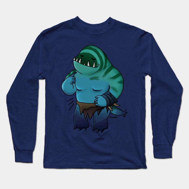 Dota 2 - Hungry Tidehunter Long Sleeve T-Shirt by giulia ashidani